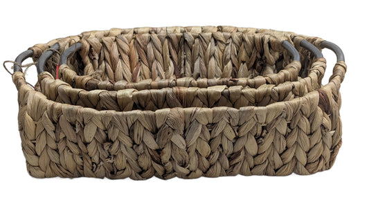 3995-20-0 Satz Schalen aus Wasserhyazinth 1-3