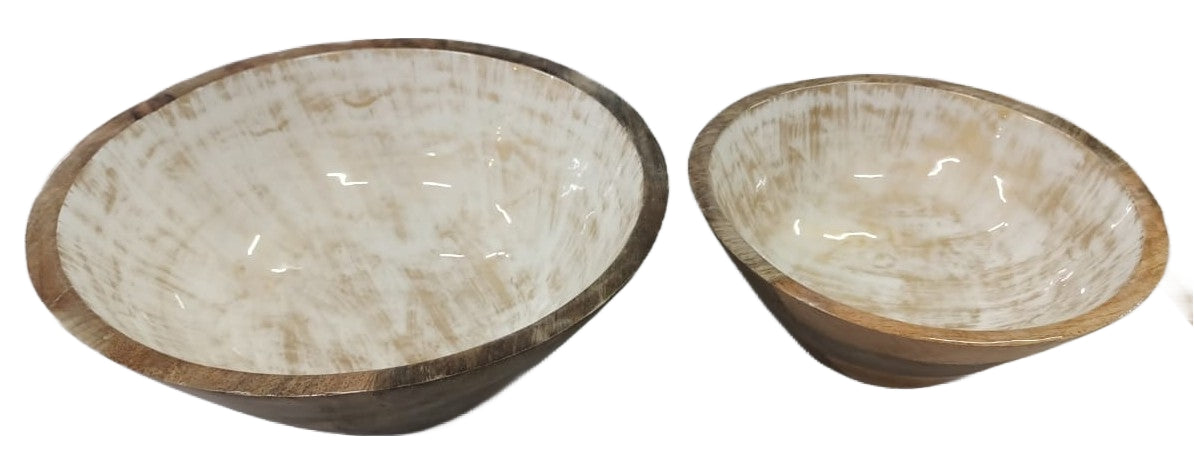 8030-06-0 HOLZSCHALEN RUND MIT MOTIV 1-2 GOLD/WEISS