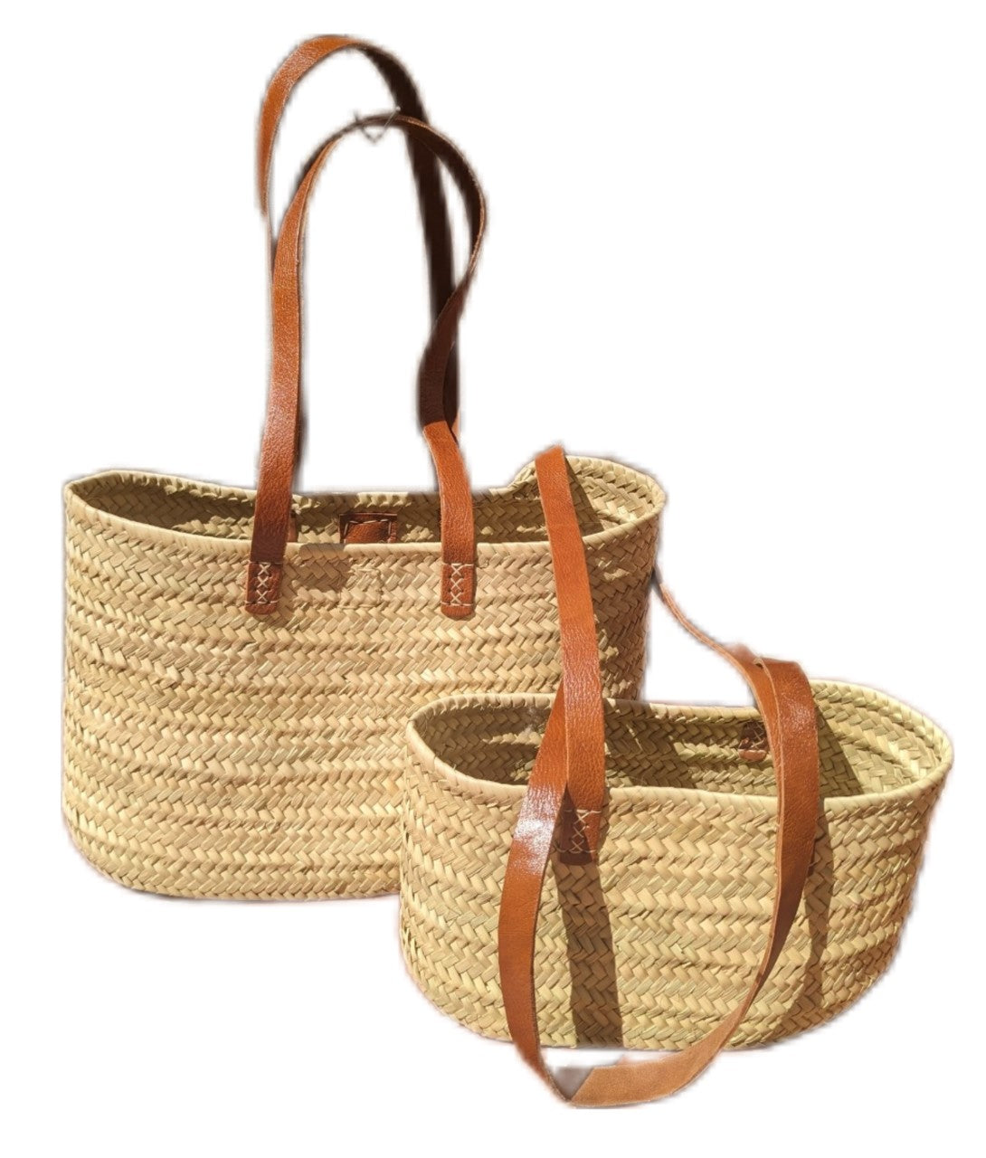 1040-20-0 STRANDTASCHE AUS PALMBLATT SCHULTERHENKEL Satz 1-2