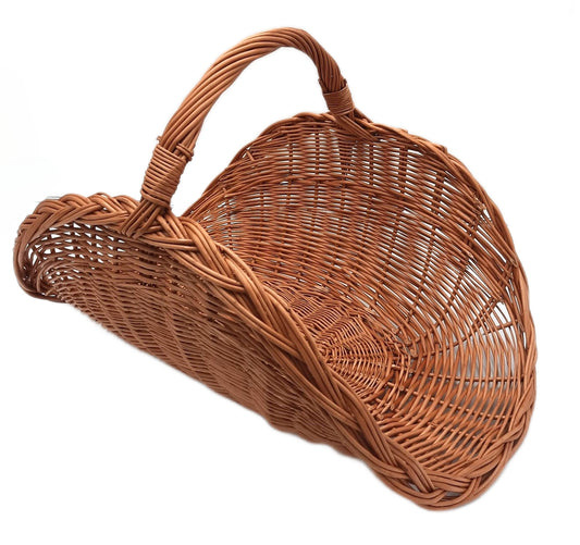2883-10-0 Holzkorb halbrund mit Henkel