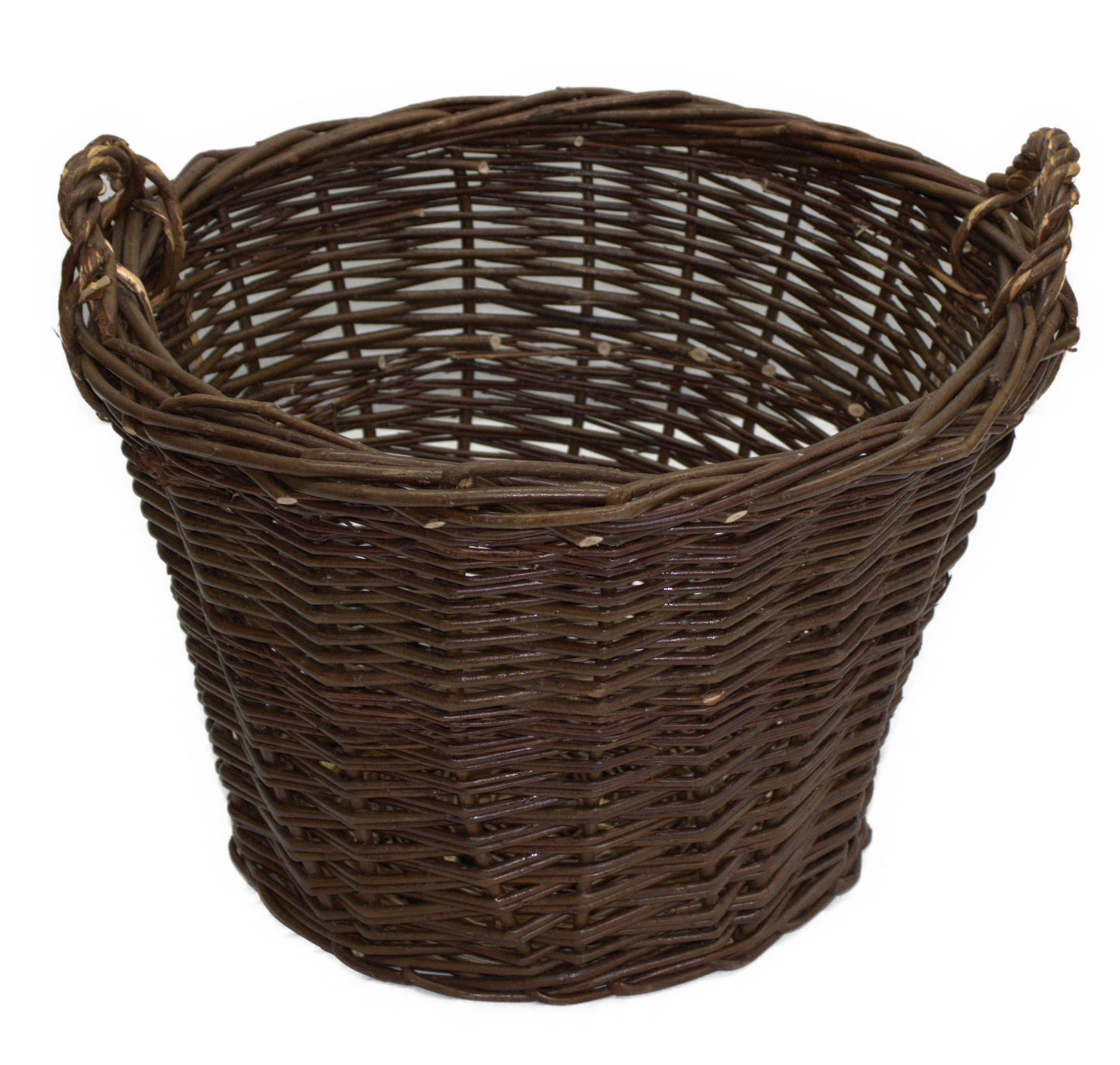 3500-21-040 KARTOFFELKORB UNGESCHÄLTE WEIDE (DURCHMESSER 40 CM OBEN) MIT GRIFFE