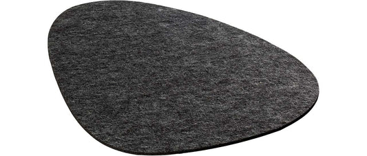 3502-55-0 Filzuntersetzer OVAL UNI DUNKELGRAU