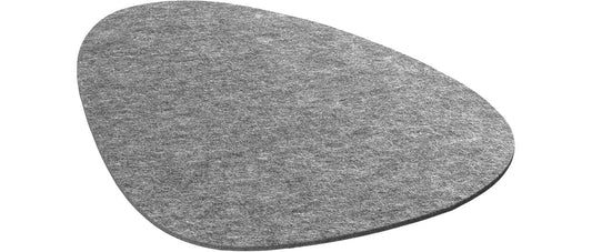 3502-56-0 Filzuntersetzer OVAL UNI HELLGRAU