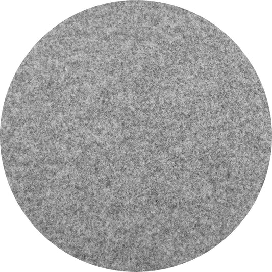 3537-56-0 Filzuntersetzer RUND UNI HELLGRAU