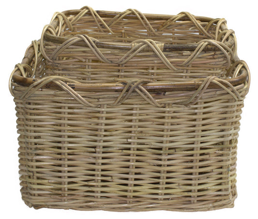 3567-20-0 HOLZKORB SATZ 1-2 AUS PEDDIGROHR NATUR