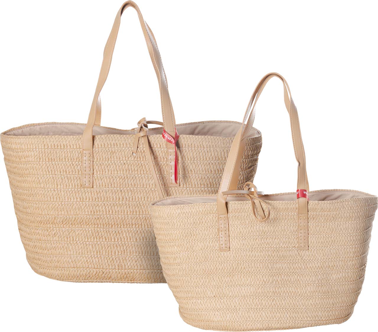 4130-52-0 STROHTASCHE SATZ 1-2 UNI SAND
