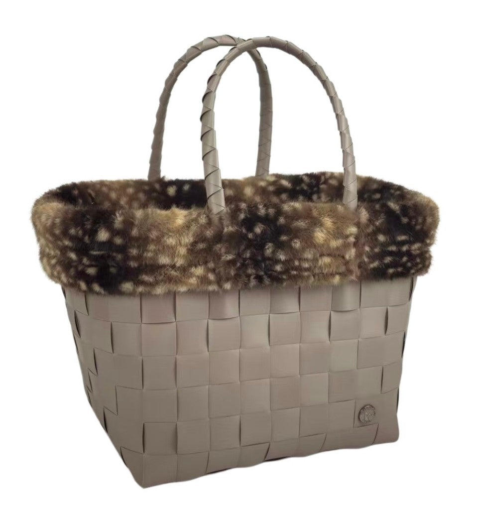 5010-52-5 ICE-BAG Klassiker UNI Taupe "Hirsch-Fell-Look"