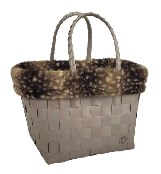 5010-52-5 ICE-BAG Klassiker UNI Taupe "Hirsch-Fell-Look"