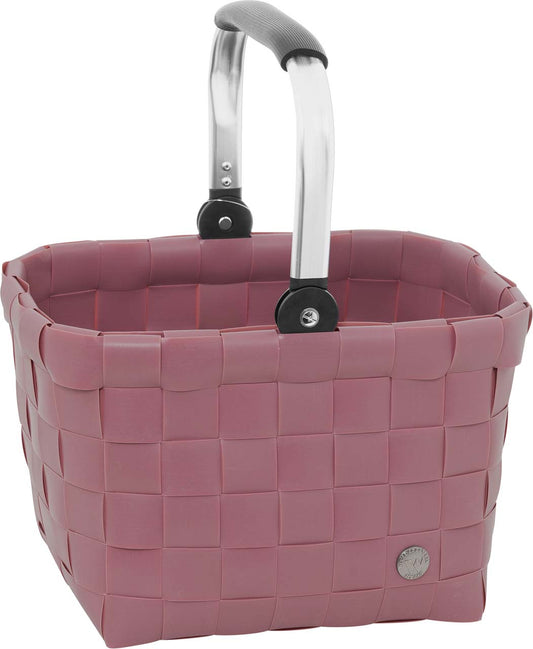 5035-38-0U PREMIUM Korb mit KLAPP-GRIFF SHOPPER Uni Altrosa