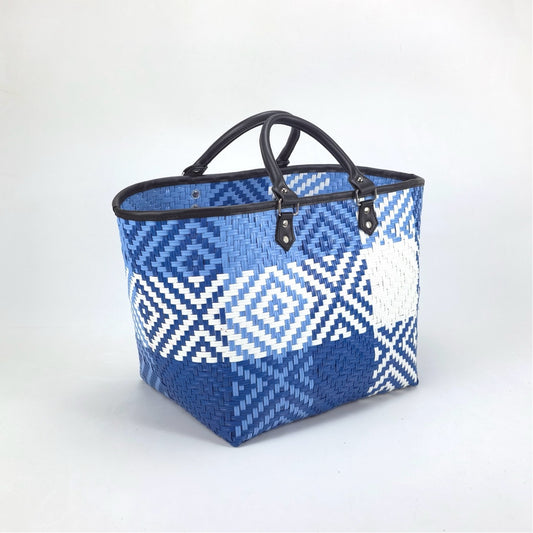 5100-05-0 SHOPPER KLASSIKER STAR MIX BLAU/BLAU/WEISS