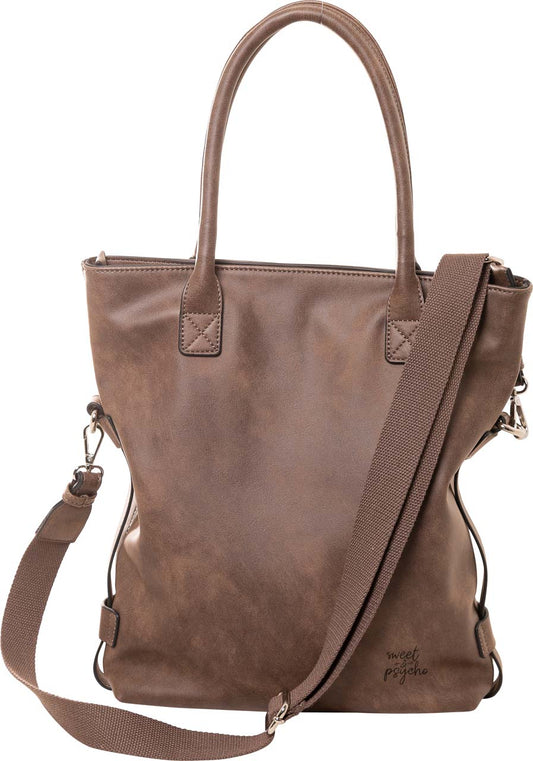 6001-50-0 SWEET&PSYCHO HANDBAG CASUAL/UMHÄNGETASCHE Julie´ Psychobraun