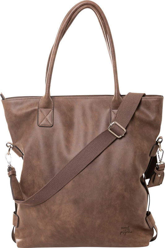 6002-50-0 SWEET&PSYCHO HANDBAG FABINNE`/UMHÄNGETASCHE Psychobraun