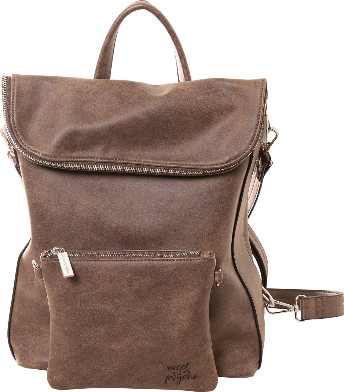 6004-50-0 SWEET&PSYCHO BACKPACKBAG/RUCKSACK Belle´ Psychobraun