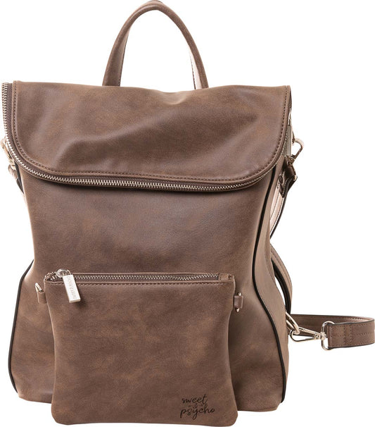 6004-50-0 SWEET&PSYCHO BACKPACKBAG/RUCKSACK Belle´ Psychobraun