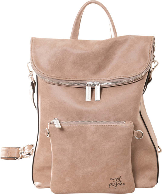 6004-52-0 SWEET&PSYCHO BACKPACKBAG/RUCKSACK Belle´ Sweettaupe