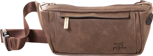 6005-50-0 SWEET&PSYCHO HIP BAG/HÜFTTASCHE Psychobraun