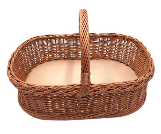 618-10-0 GARTENTABLETT OVAL MIT HENKEL OHNE FUTTER