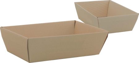 Geschenkkarton 33 x 19x 11 cm natur rechteckig 5501-22-0 (1 Stück)