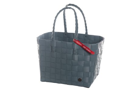 5010-05-0U Shopper taupe Klassiker rauchblau (neue Bänder)