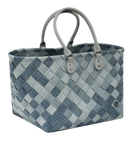 5600-60-0U BEACH BAG dunkelblau mix 37 x 25 x 28/59cm